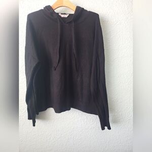 Cashmere blend hoddie sweatshirt style